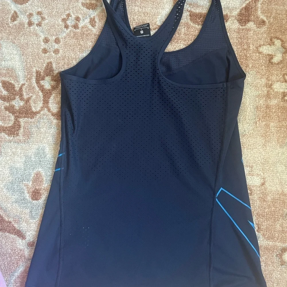 Nike Pro Hypercool Blue Tank